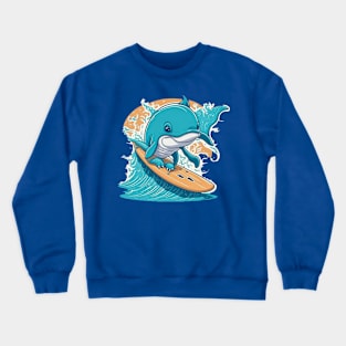 The Surfer's Dolphin Crewneck Sweatshirt